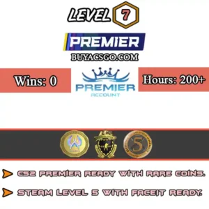 CS2 Premier Ready [5yr Coin + Loyalty Badge + CSGO Badge]