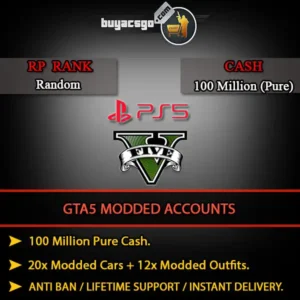 gta 5 modded accounts ps5